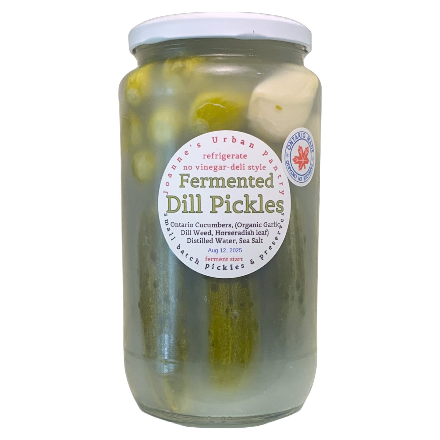 Fermented Dill Pickles