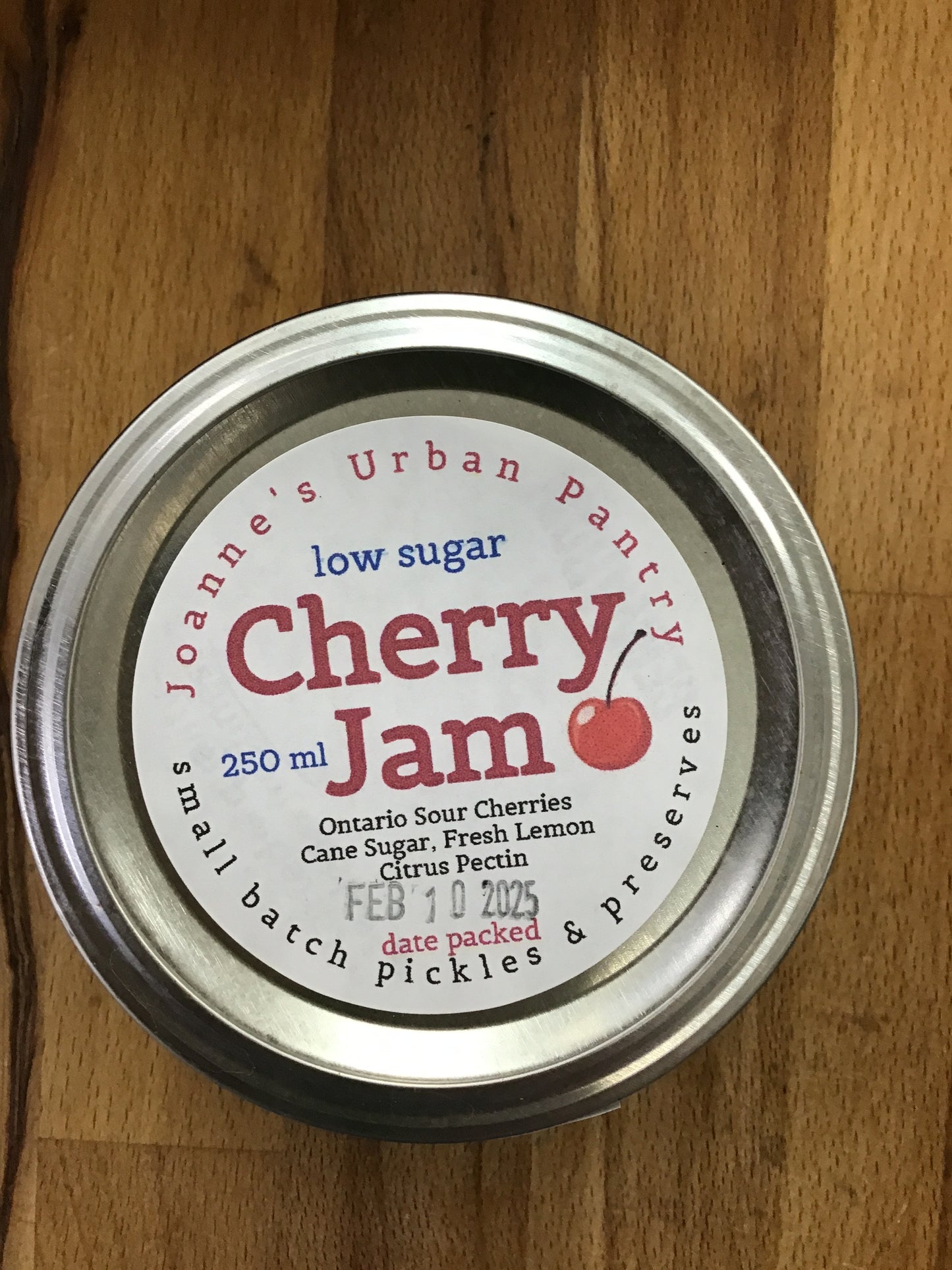 Sour Cherry Jam By Joanne’s Urban Pantry