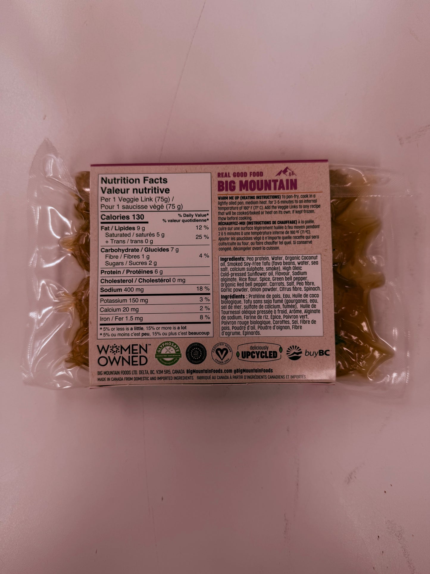 Fiesta Veggie Links By Big Mountain (4/pkg)