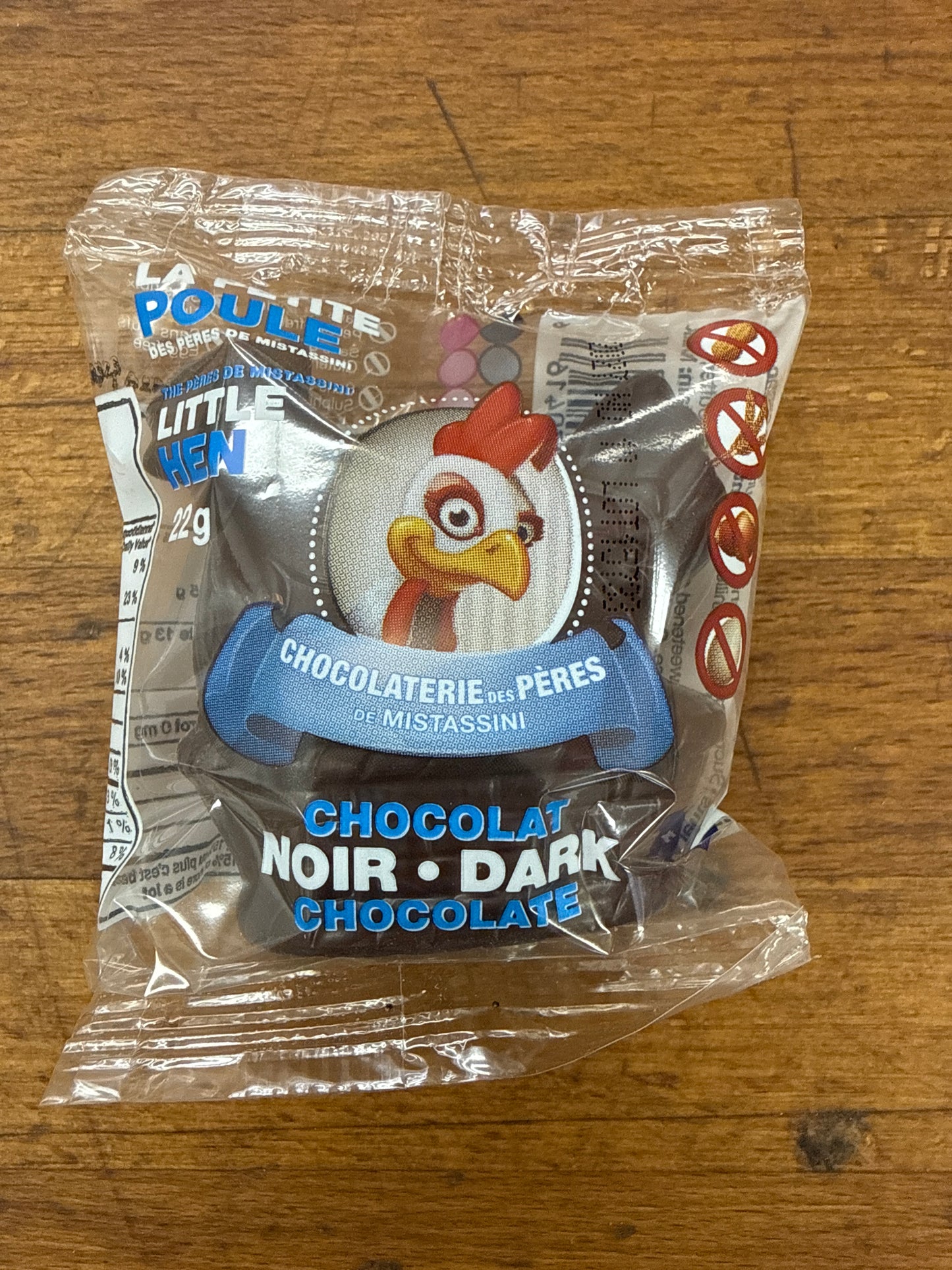 Little dark chocolate hen (22g)