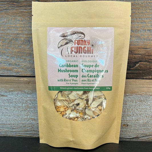 Thai Soup with Mushroom and Lentils Funky Funghi