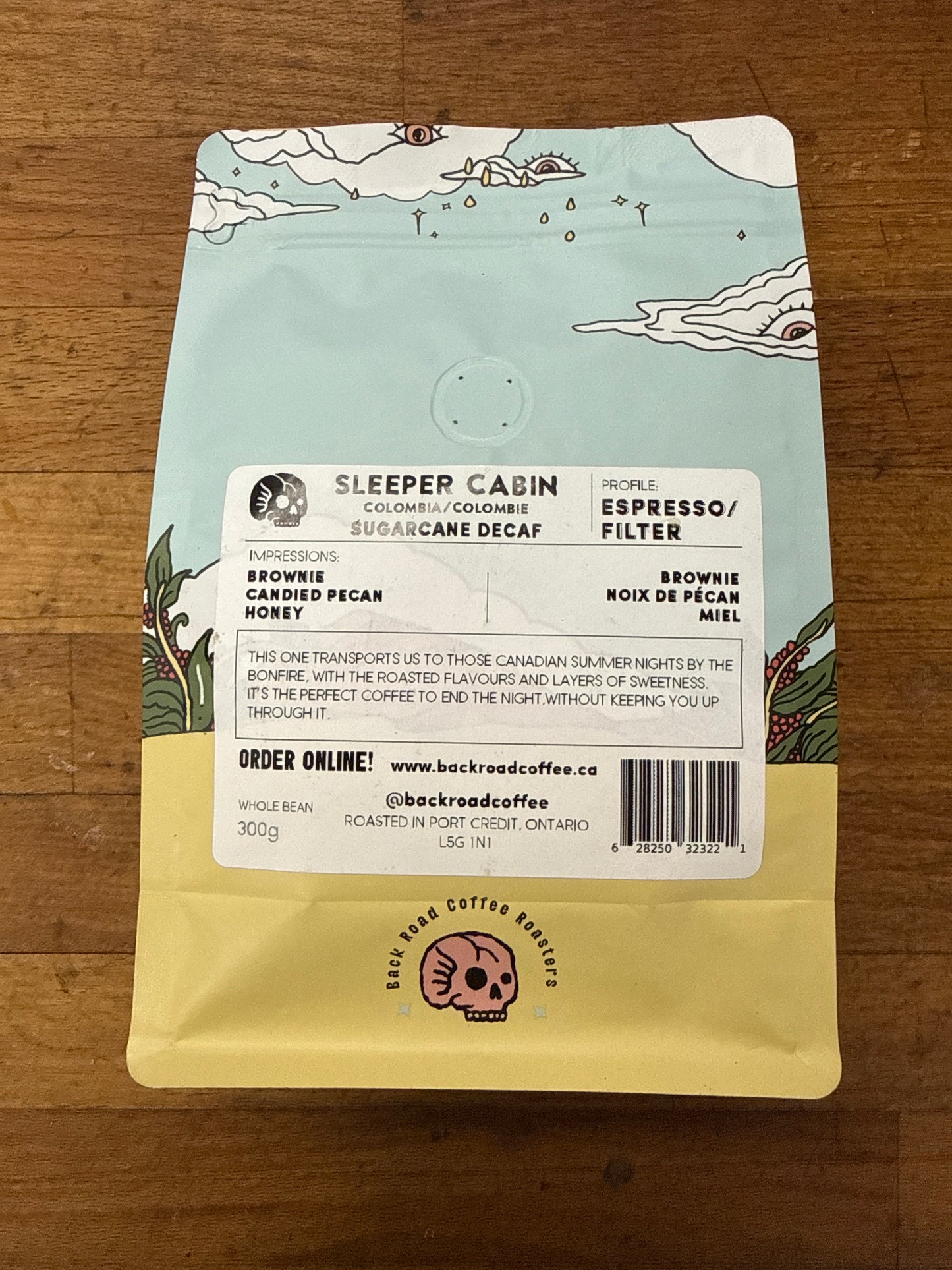 Decaf Sleeper Cabin By Back Road Coffee Roasters