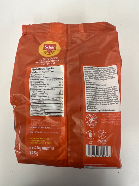 Chocolate Chip Muffins by Schär