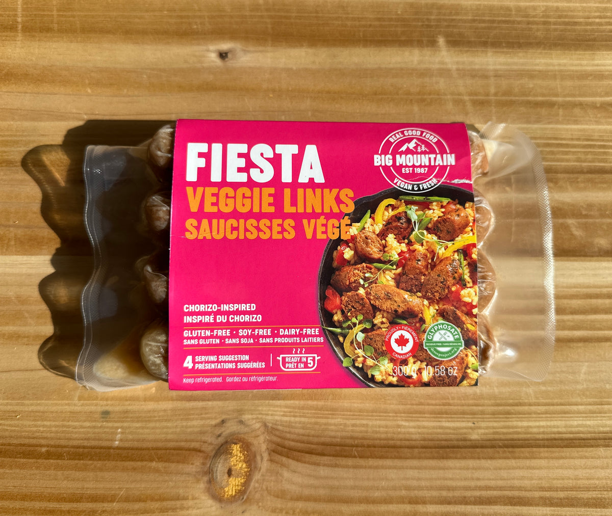 Fiesta Veggie Links By Big Mountain (4/pkg)