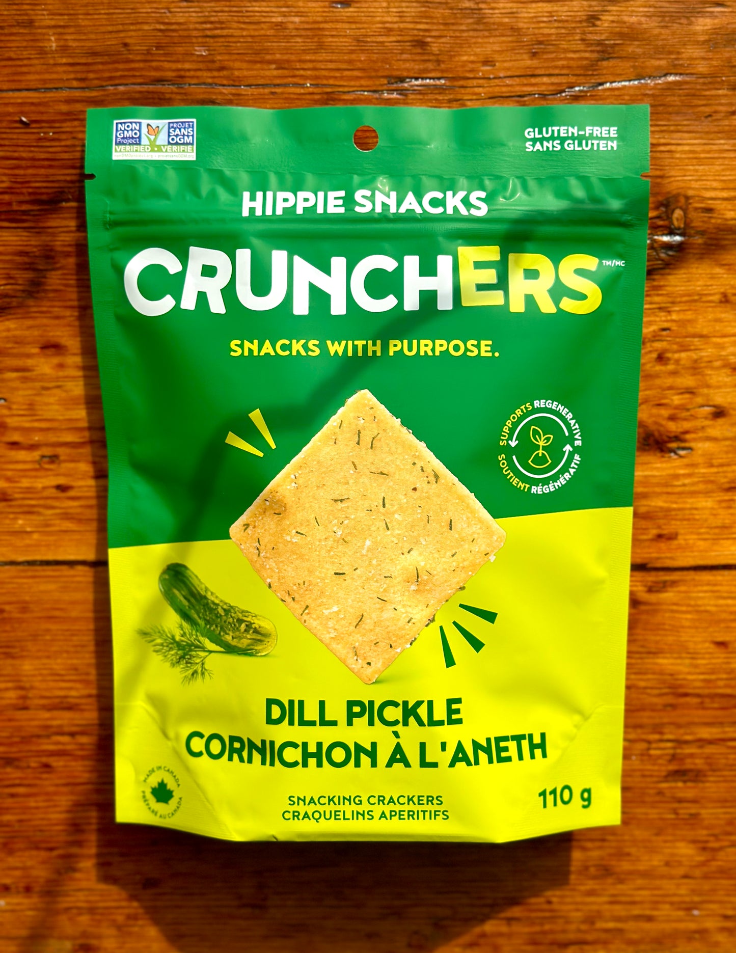 Dill Pickle Crunchers By Hippie Snacks