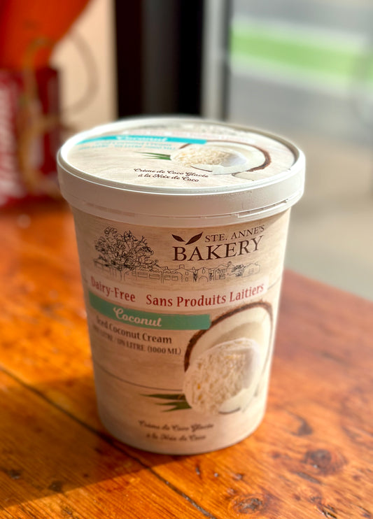 Dairy-free Coconut Ice Cream 1L by Ste. Anne’s Bakery