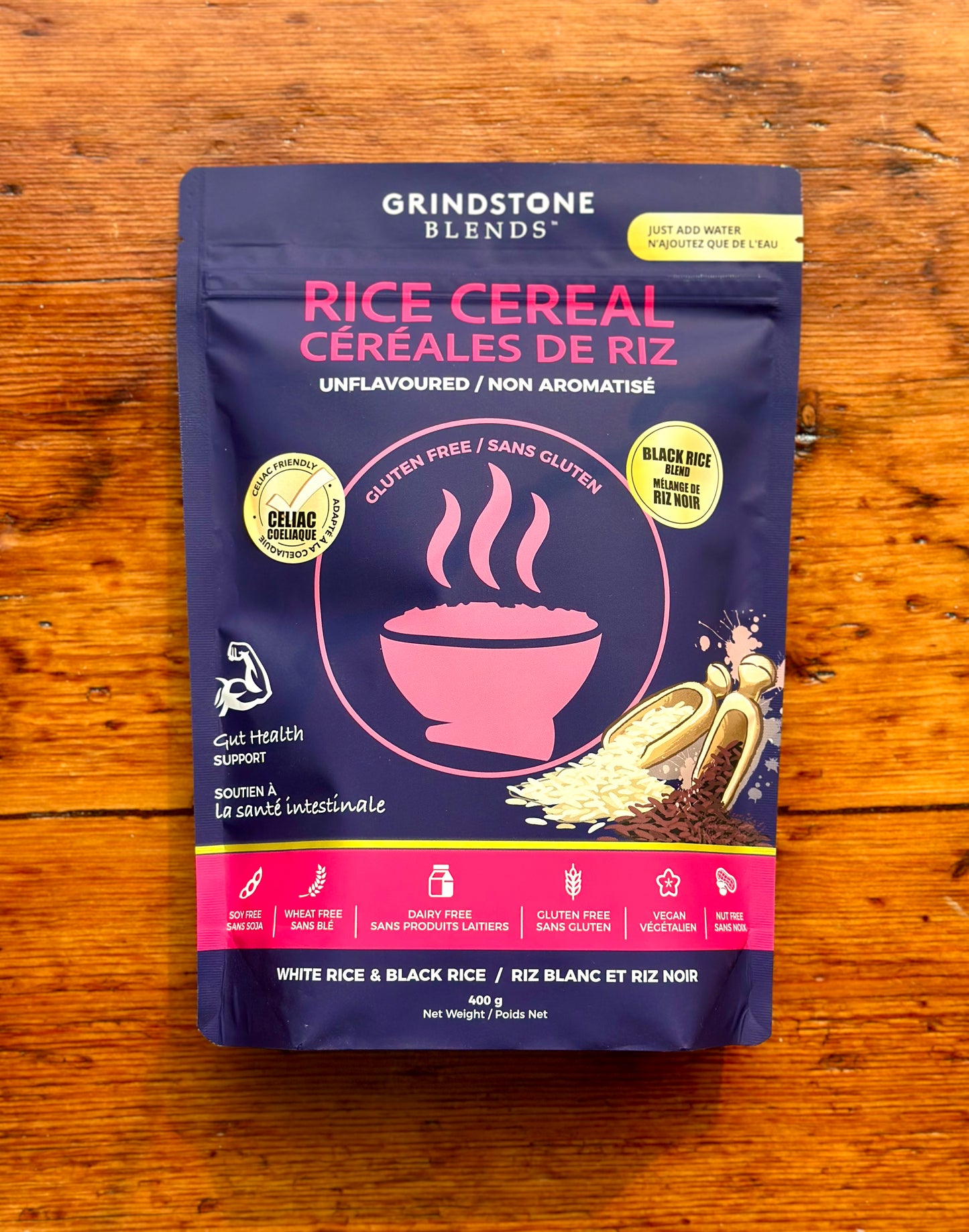 Unflavoured Rice Cereal By Grindstone Blends
