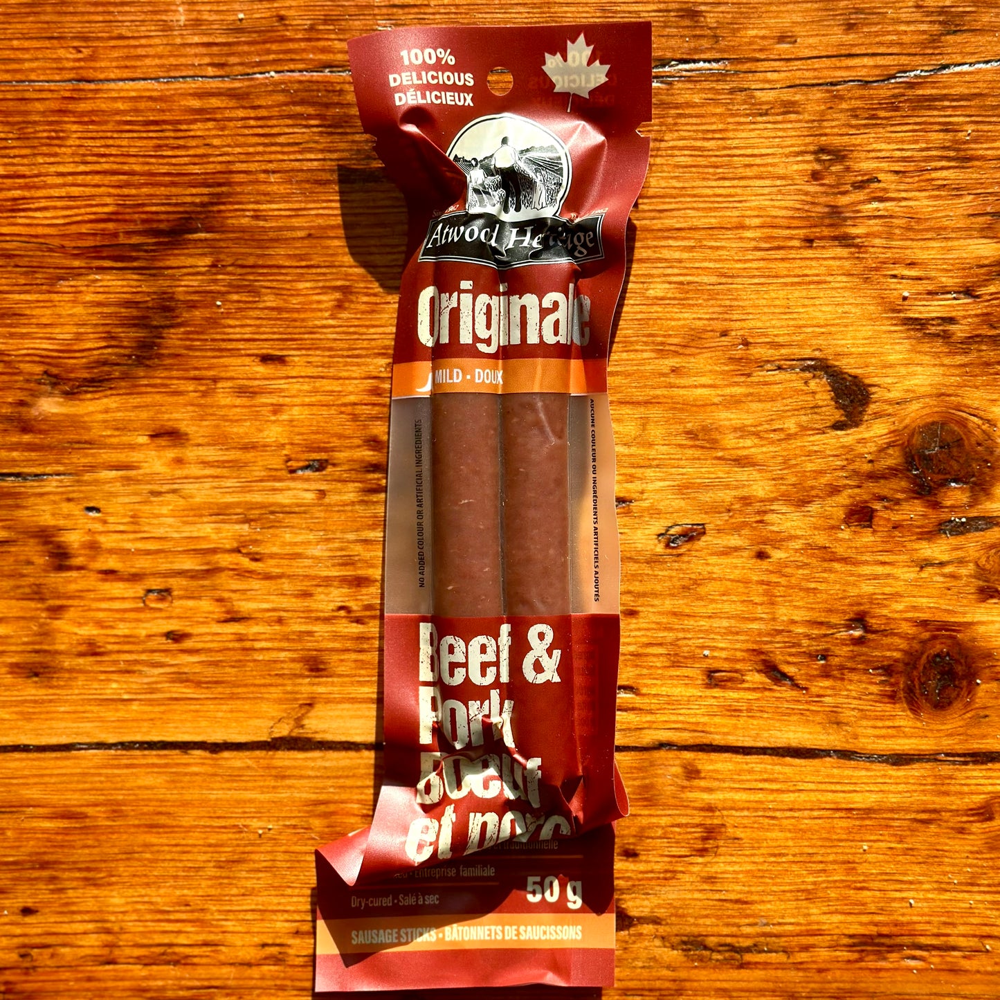 Mild Beef & Pork Sticks By Atwood Heritage