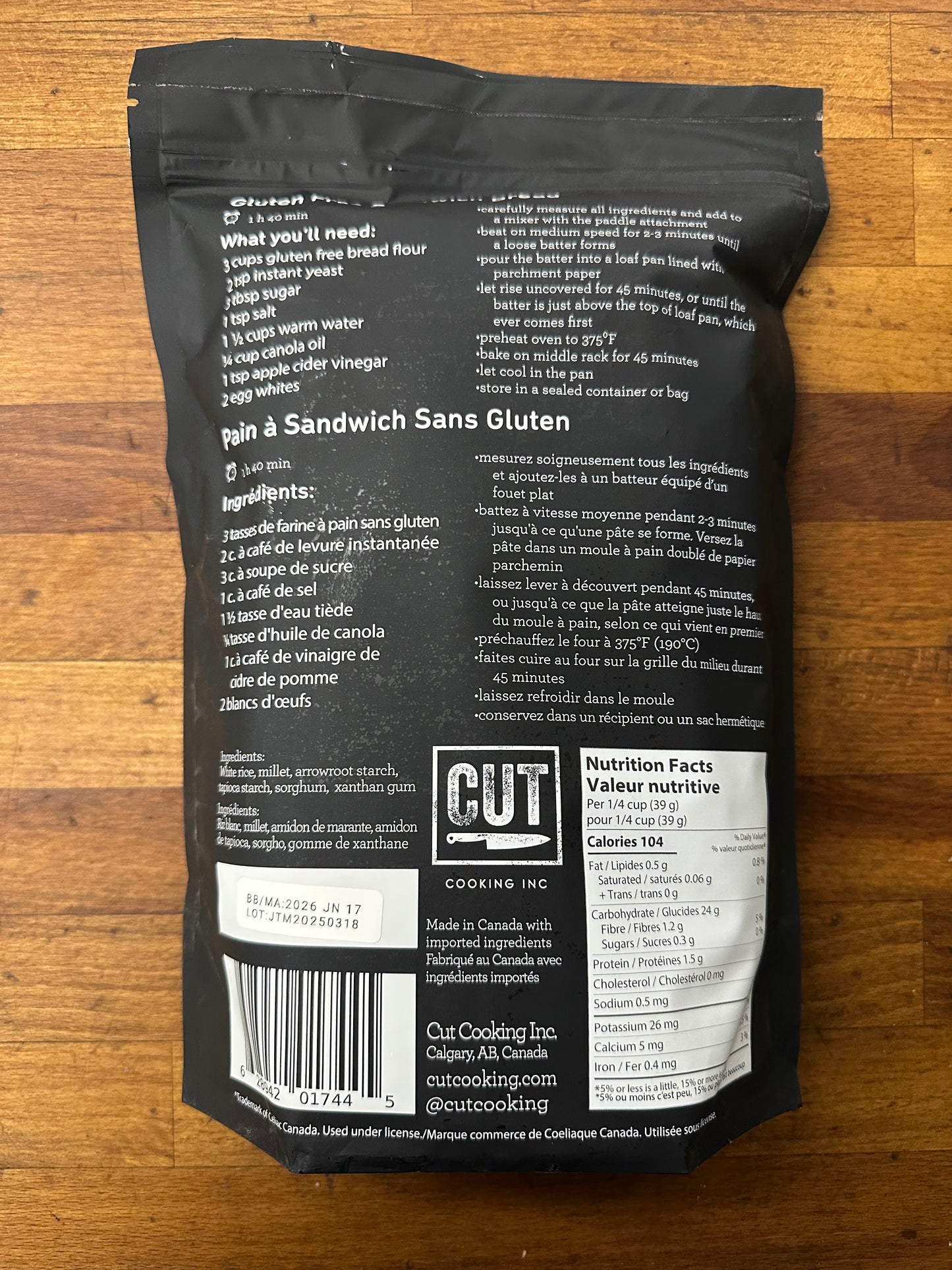 Gluten Free Bread Flour – 1.36 Kg