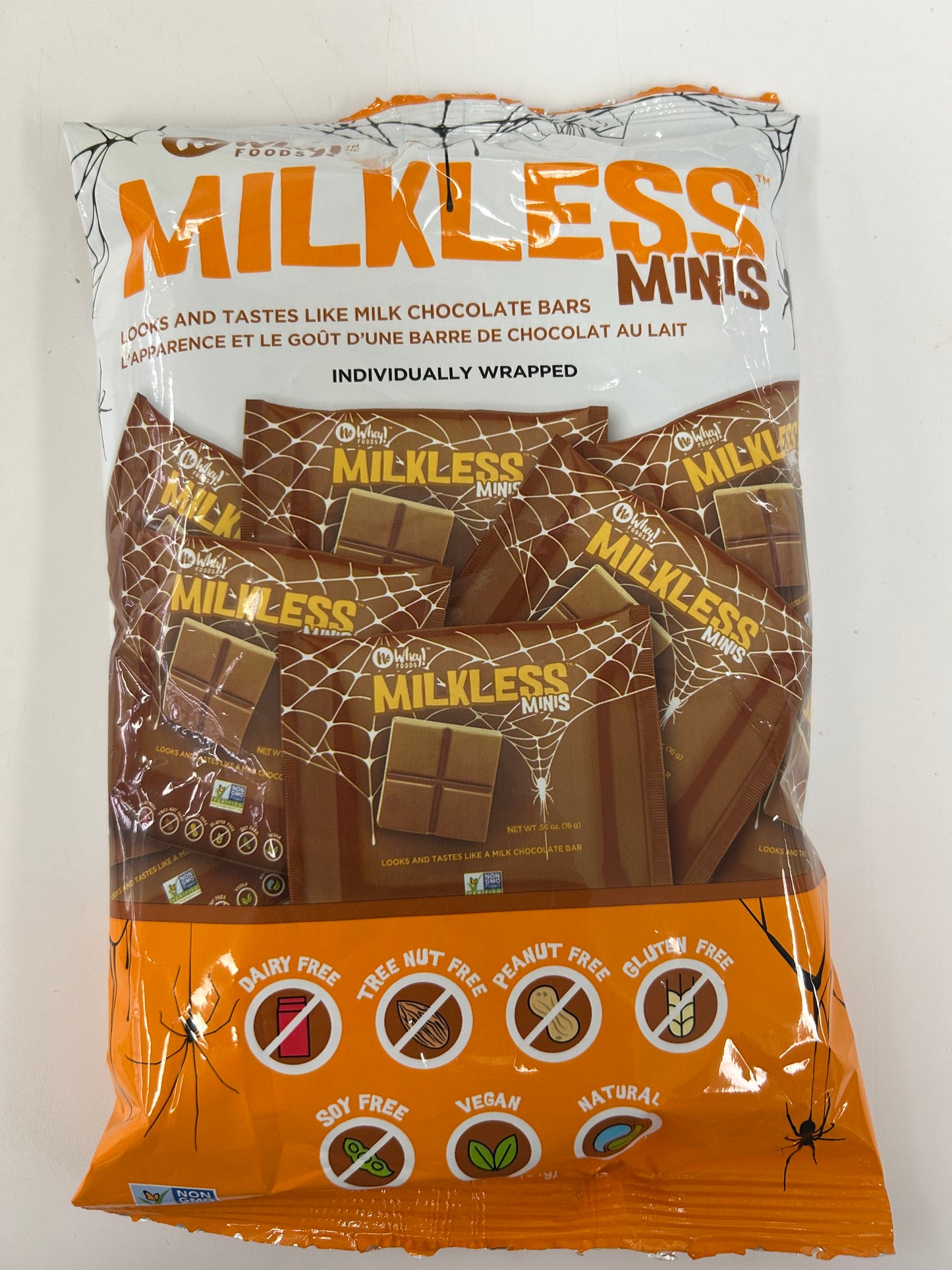 Milkless Mini Bars Halloween Display Case By No Whey Foods