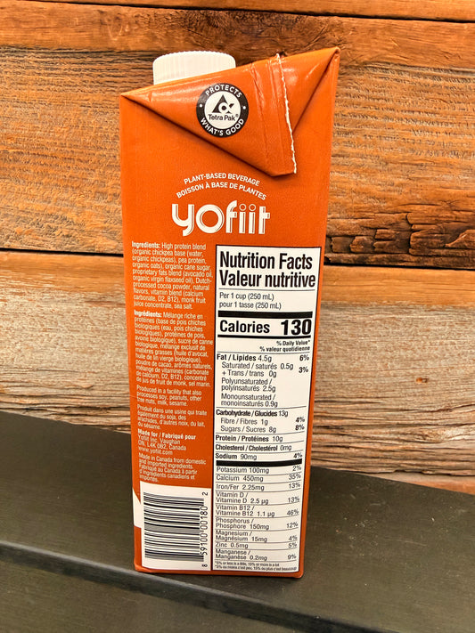Yofiit High Protein Chickpea Milk Chocolate Brownie