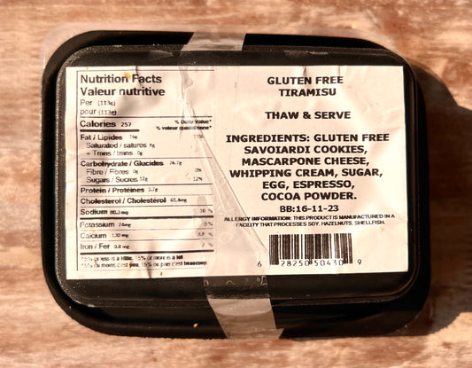 Tiramisu Frozen Small (Single Portion) By Livbon