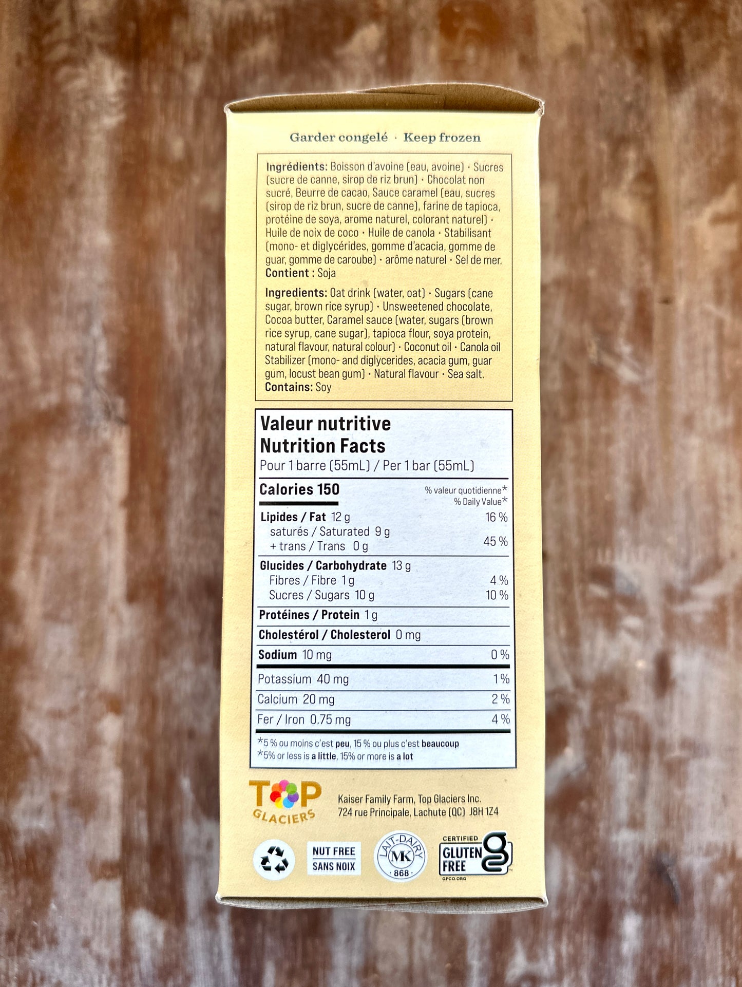 Salted Caramel Bars By Kaiser