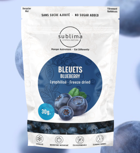 Freeze Dried Blueberry By Sublima