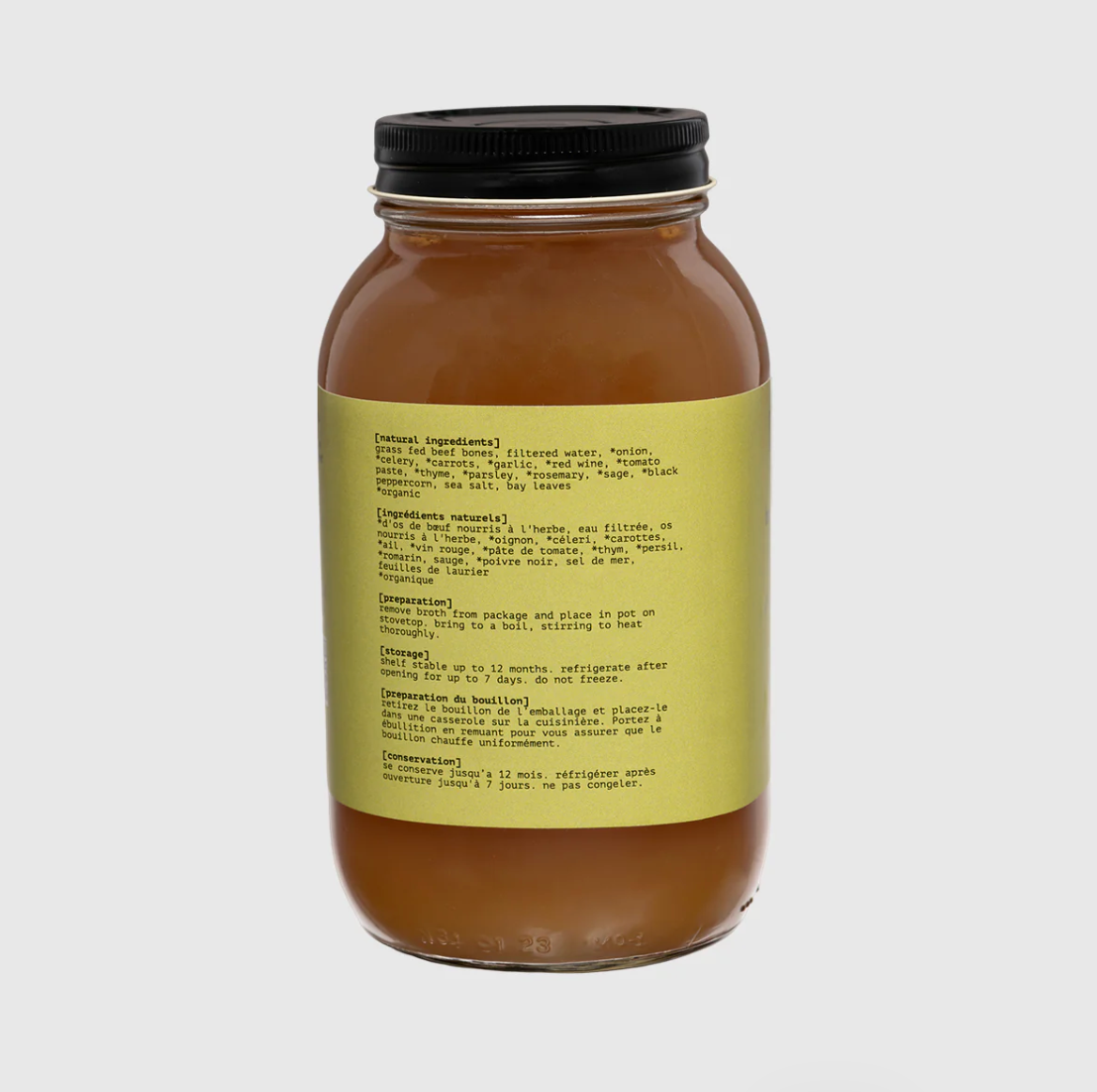 Grass-Fed Beef Bone Broth (946 mL) By Ripe