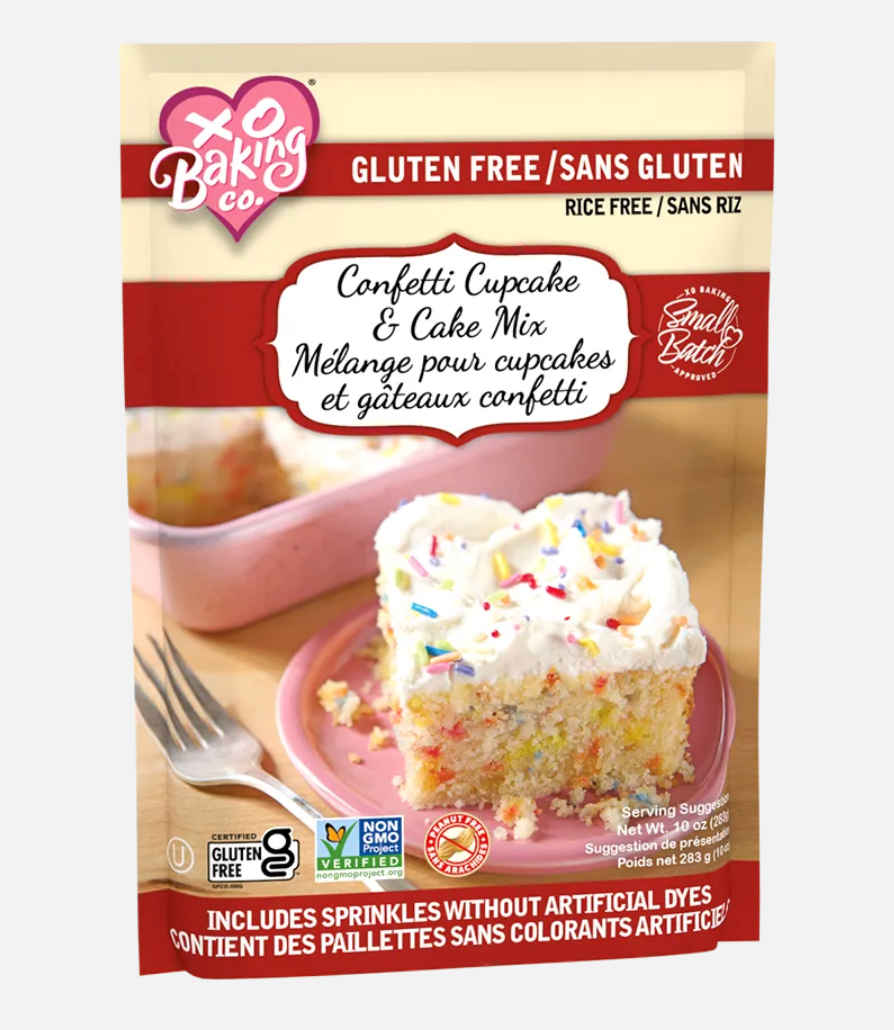 Confetti Cupcake and cake mix by XO Baking