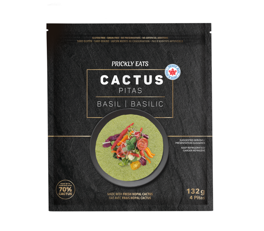 Cactus Basil Pitas by Healthy Pricks