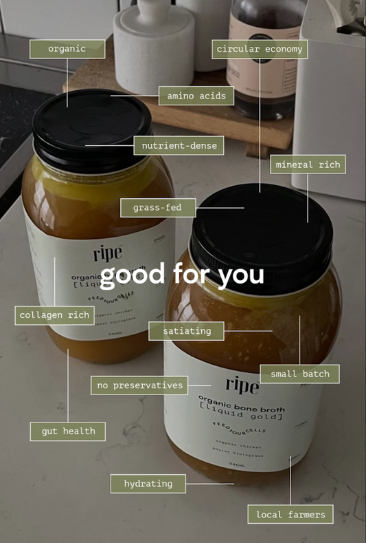 Liquid Gold Chicken Bone Broth (946 mL) By Ripe