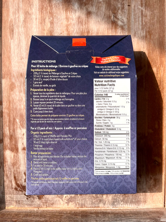 Waffle & Pancake Mix By L'Angélique