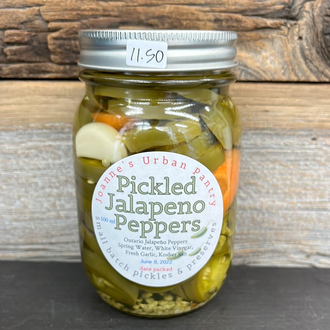 Pickled Jalapeño Peppers By Joanne's Urban Pantry