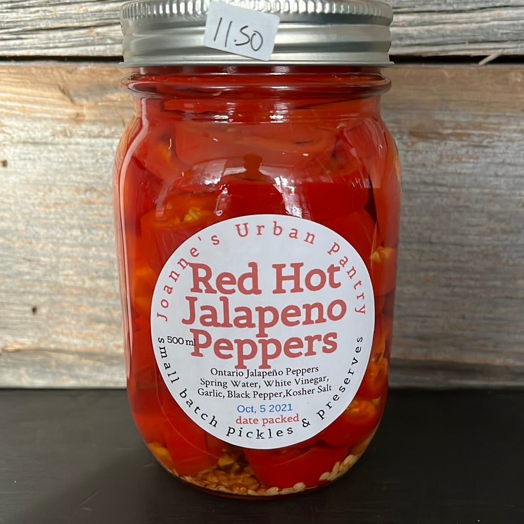Pickled Jalapeño Peppers By Joanne's Urban Pantry