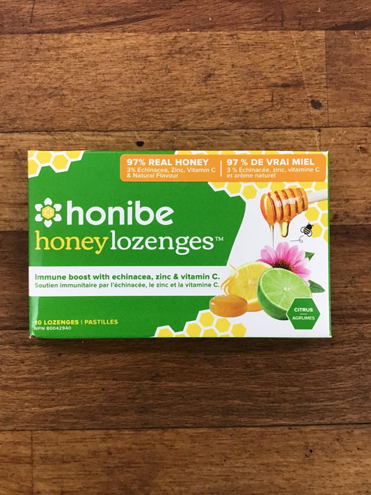 Honey Lozenges with Echinacea, Vitamine C, Zinc and Citrus By Honibe