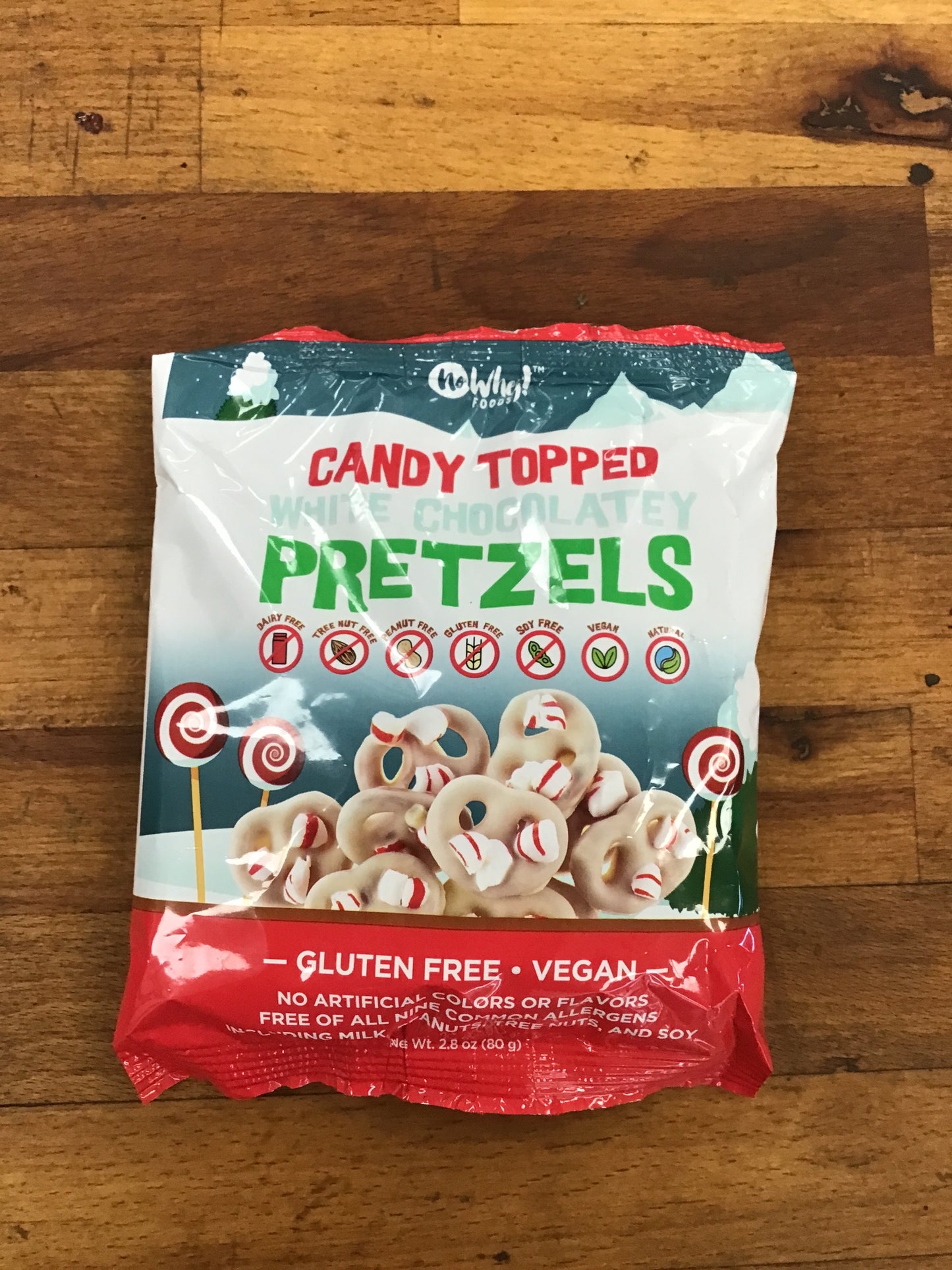 Candy Topped White Chocolatey Pretzels By No Whey