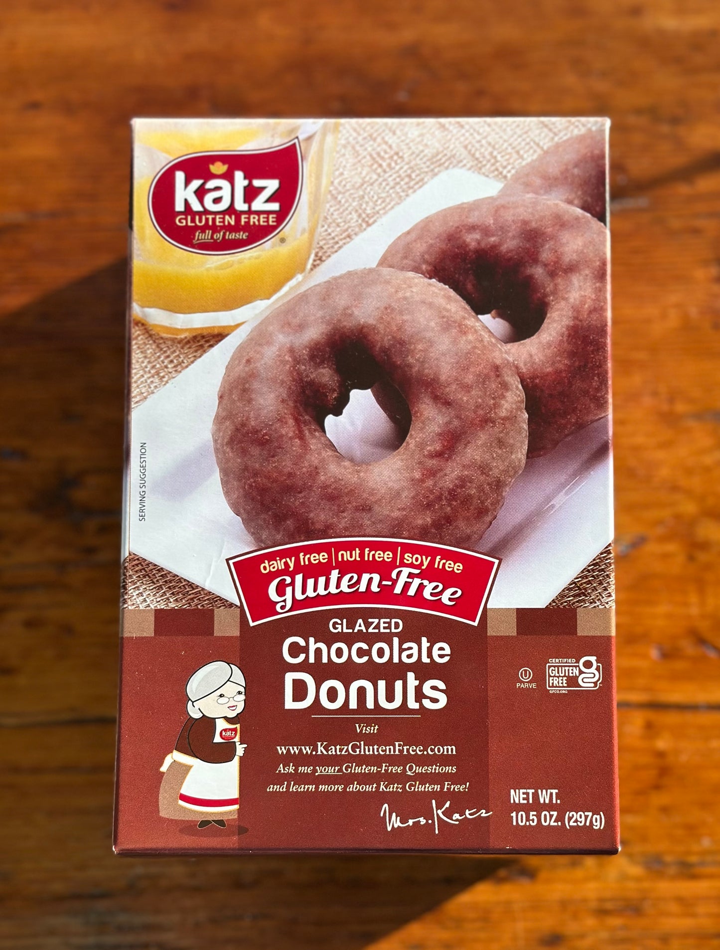 Glazed Chocolate Donuts By Katz