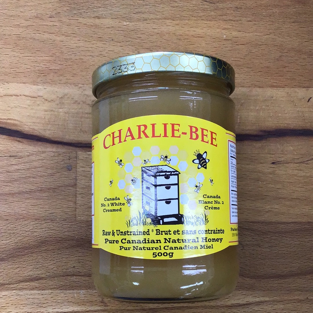 White Creamed Pure Canadian Natural Honey By Charlie Bee