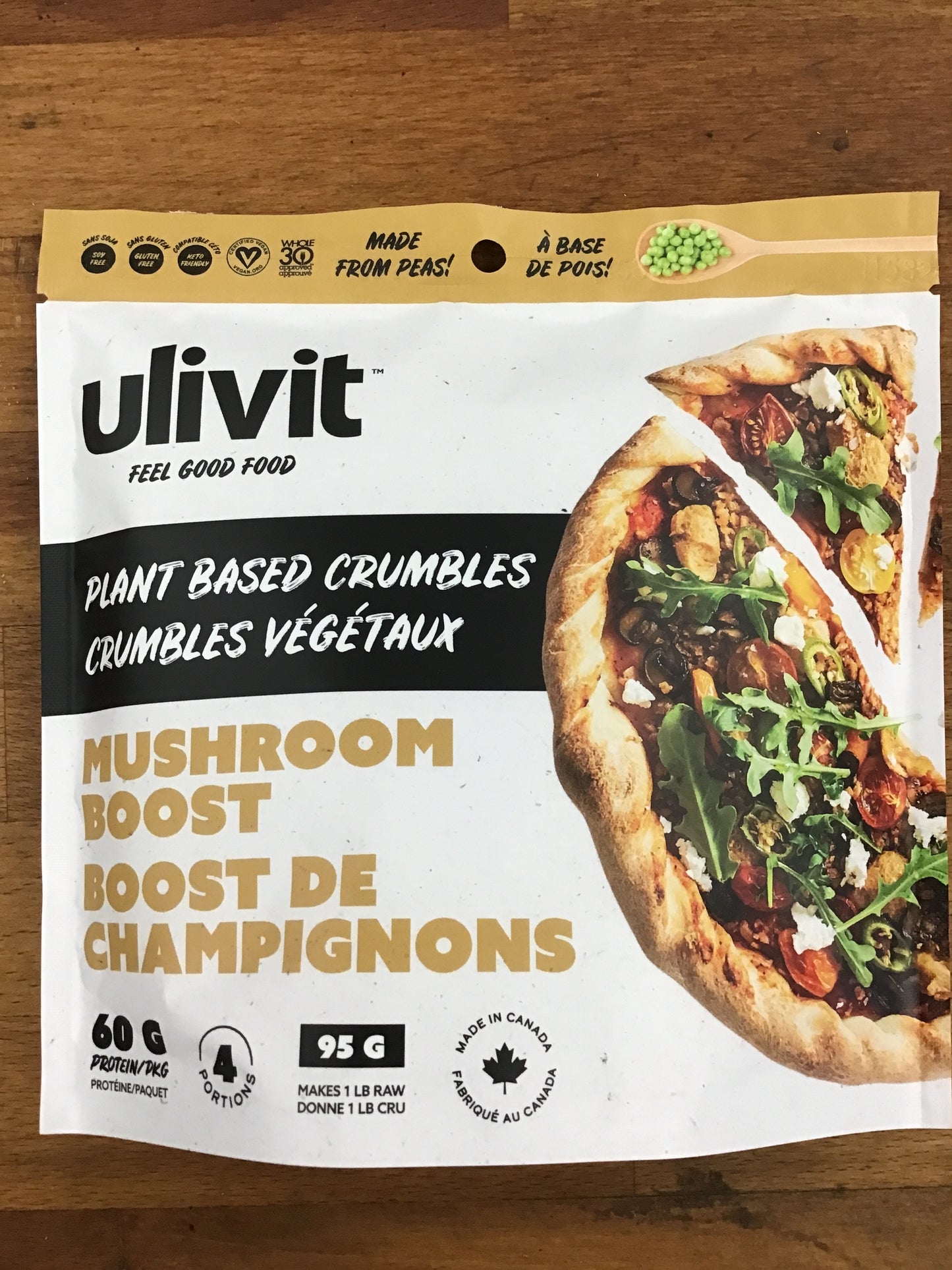 Mushroom Boost Plant Based Crumles By Ulivit