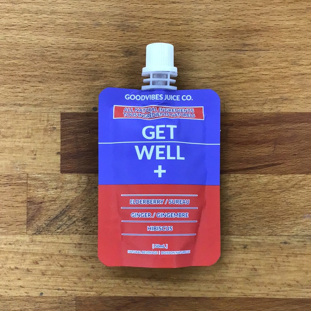 Get Well + - Let Food Be Thy Friend by Goodvibes Juice