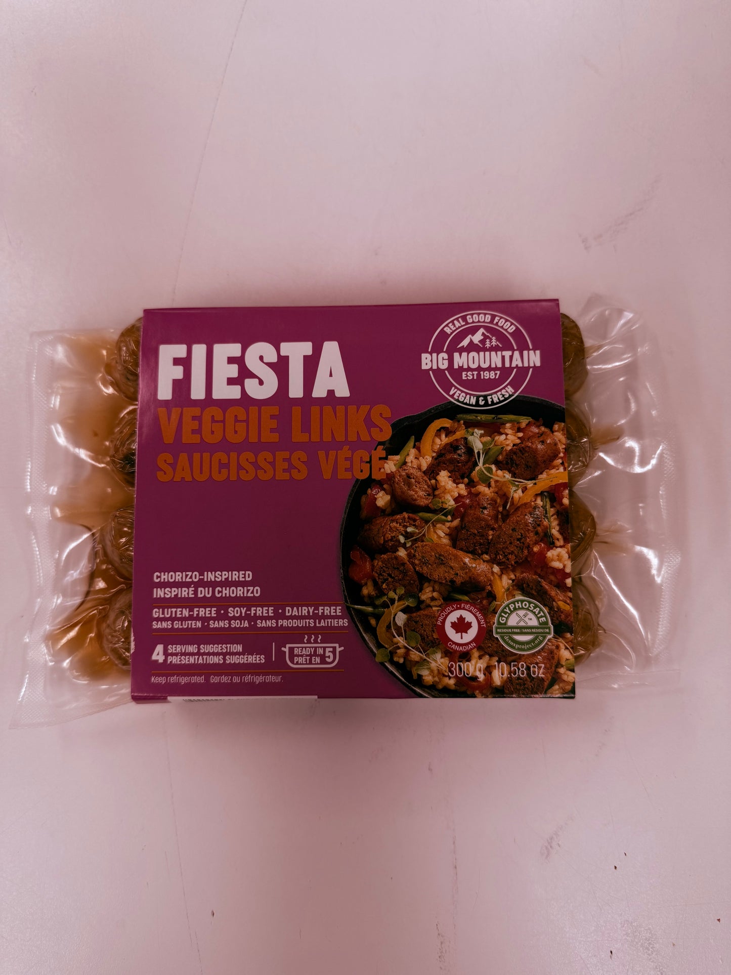 Fiesta Veggie Links By Big Mountain (4/pkg)