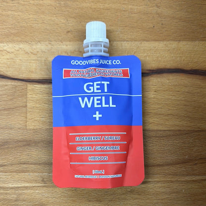 Get Well + - Let Food Be Thy Friend by Goodvibes Juice