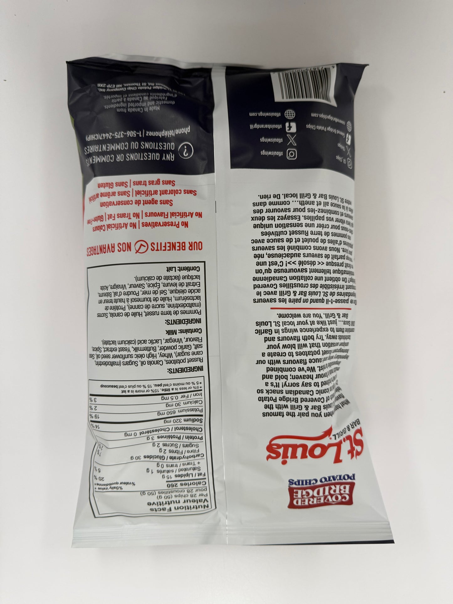 Pont couvert cuit à l'huile d'avocat