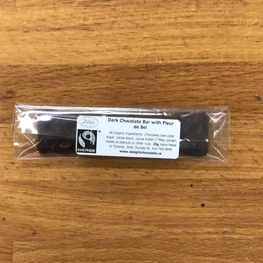 Dark Chocolate Bar with Fleur de Sel