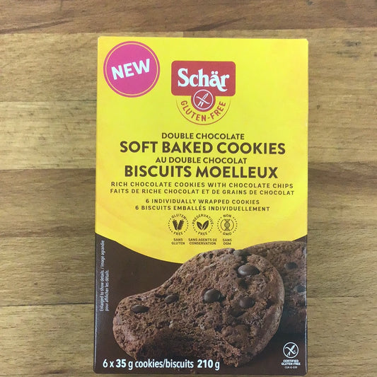 Double Chocolate Soft Baked Cookies By Schar