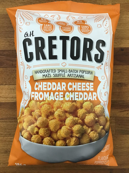 Cheddar Cheese Handcrafted Small-Batch Popcorn By G.H. Cretors