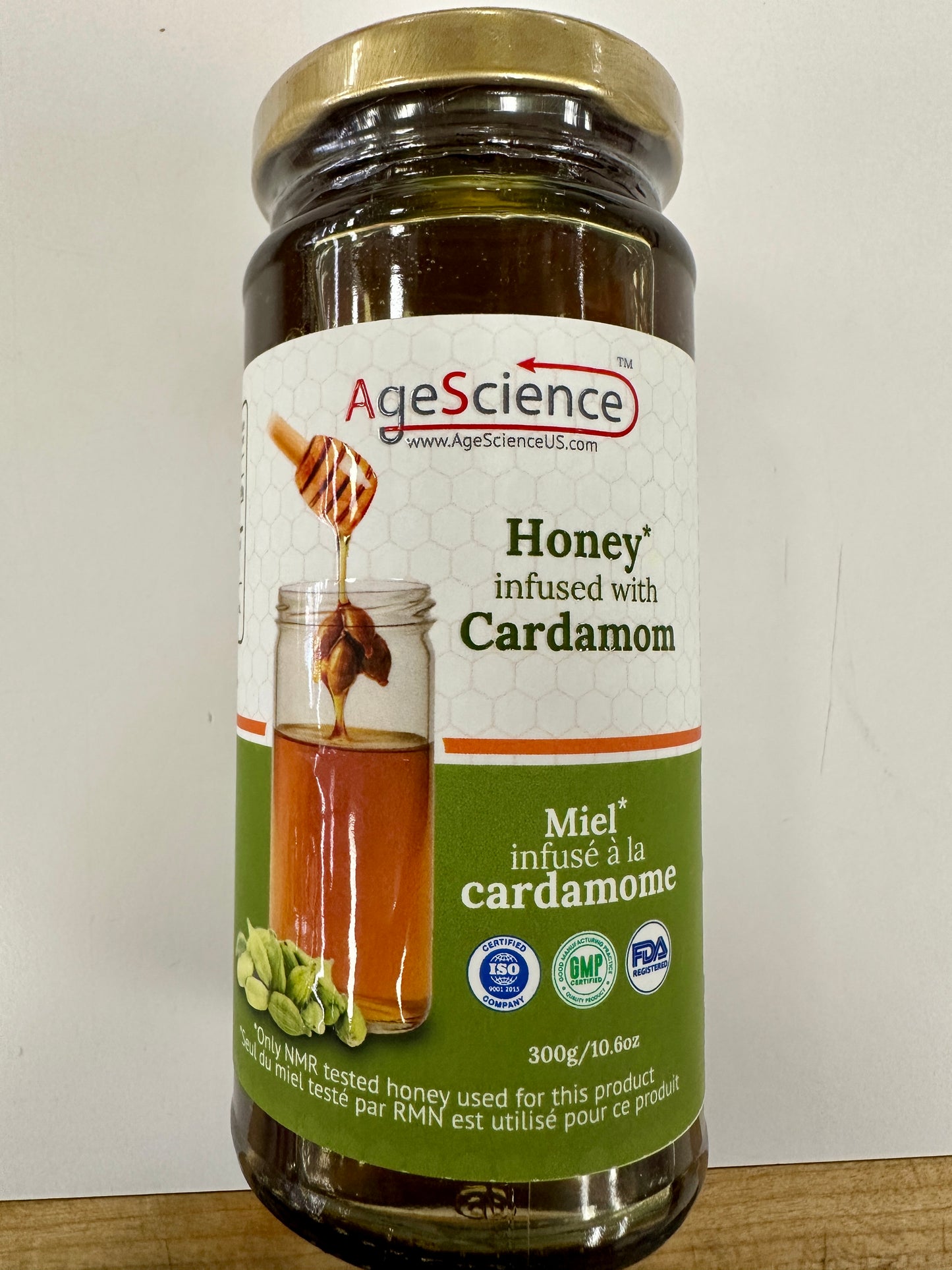 Honey Infused with Cardamom By AgeScience