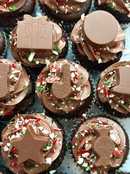 Peppermint Mocha Cupcake (available in season only)