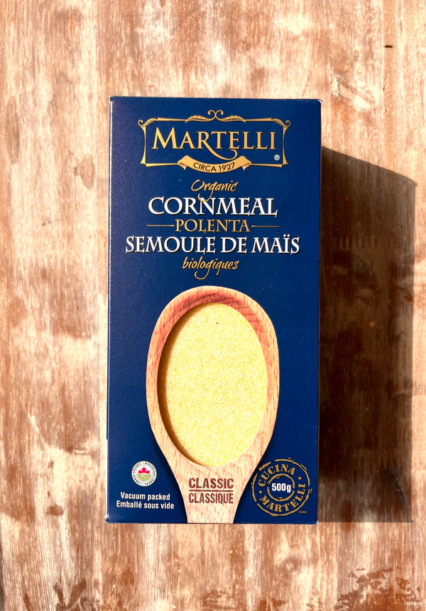 Organic Cornmeal Polenta By Martelli