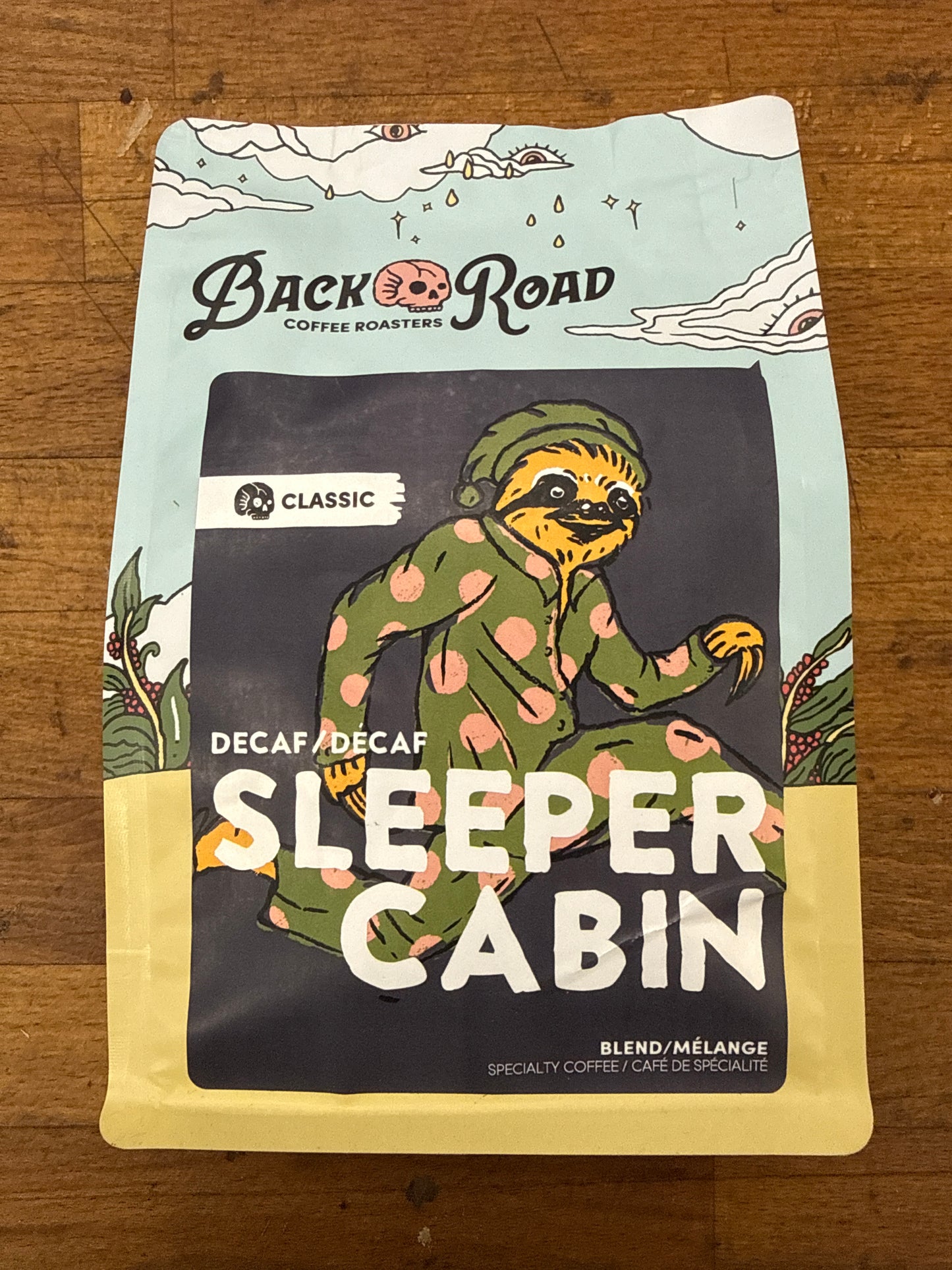 Decaf Sleeper Cabin By Back Road Coffee Roasters