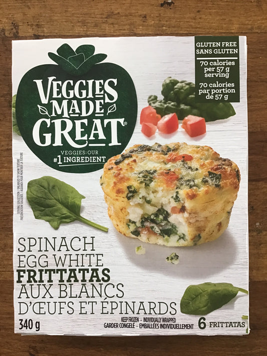 Spinach & Egg White Frittatas By Veggies Made Great