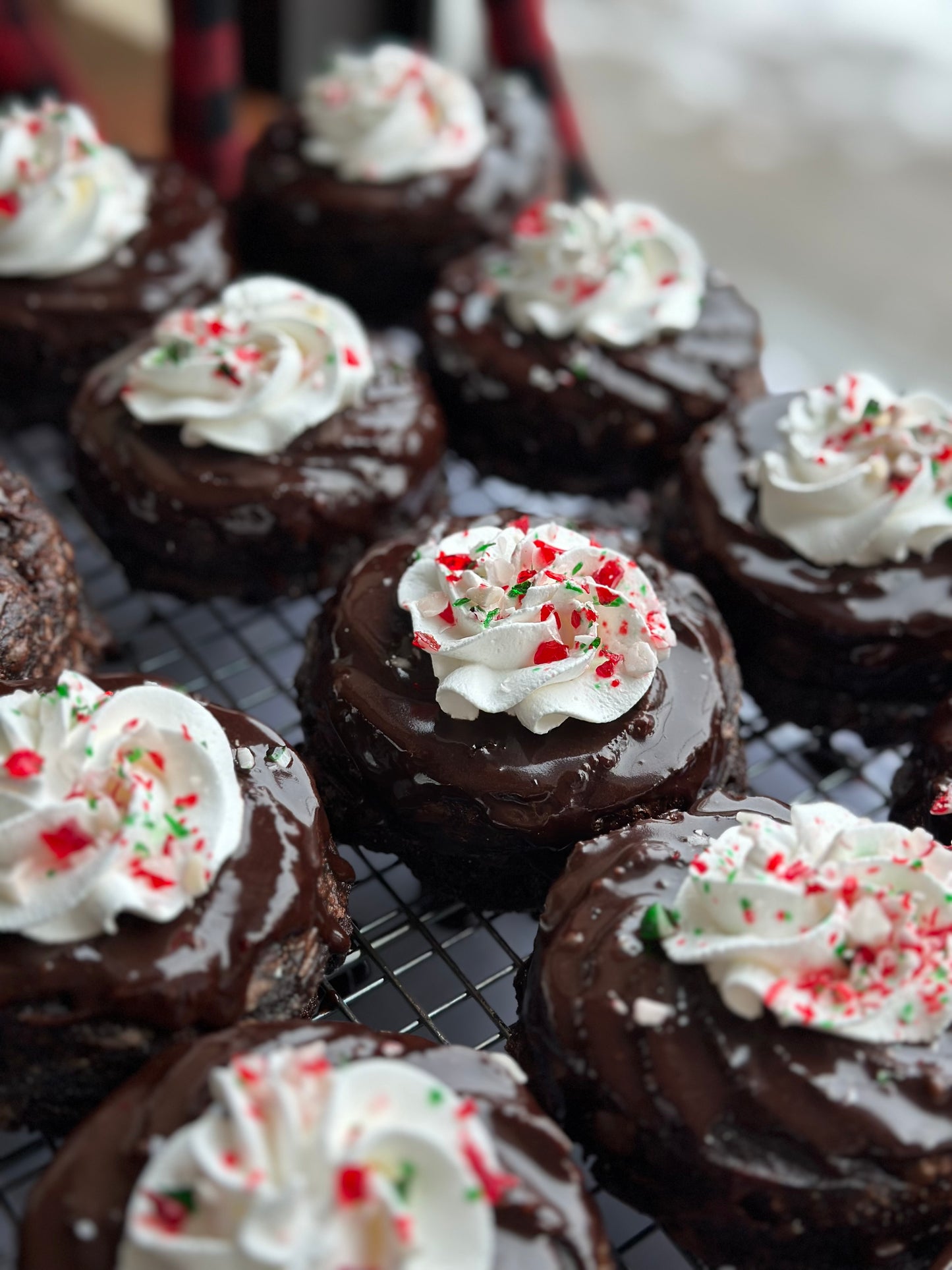 Peppermint Chocolate Cruller