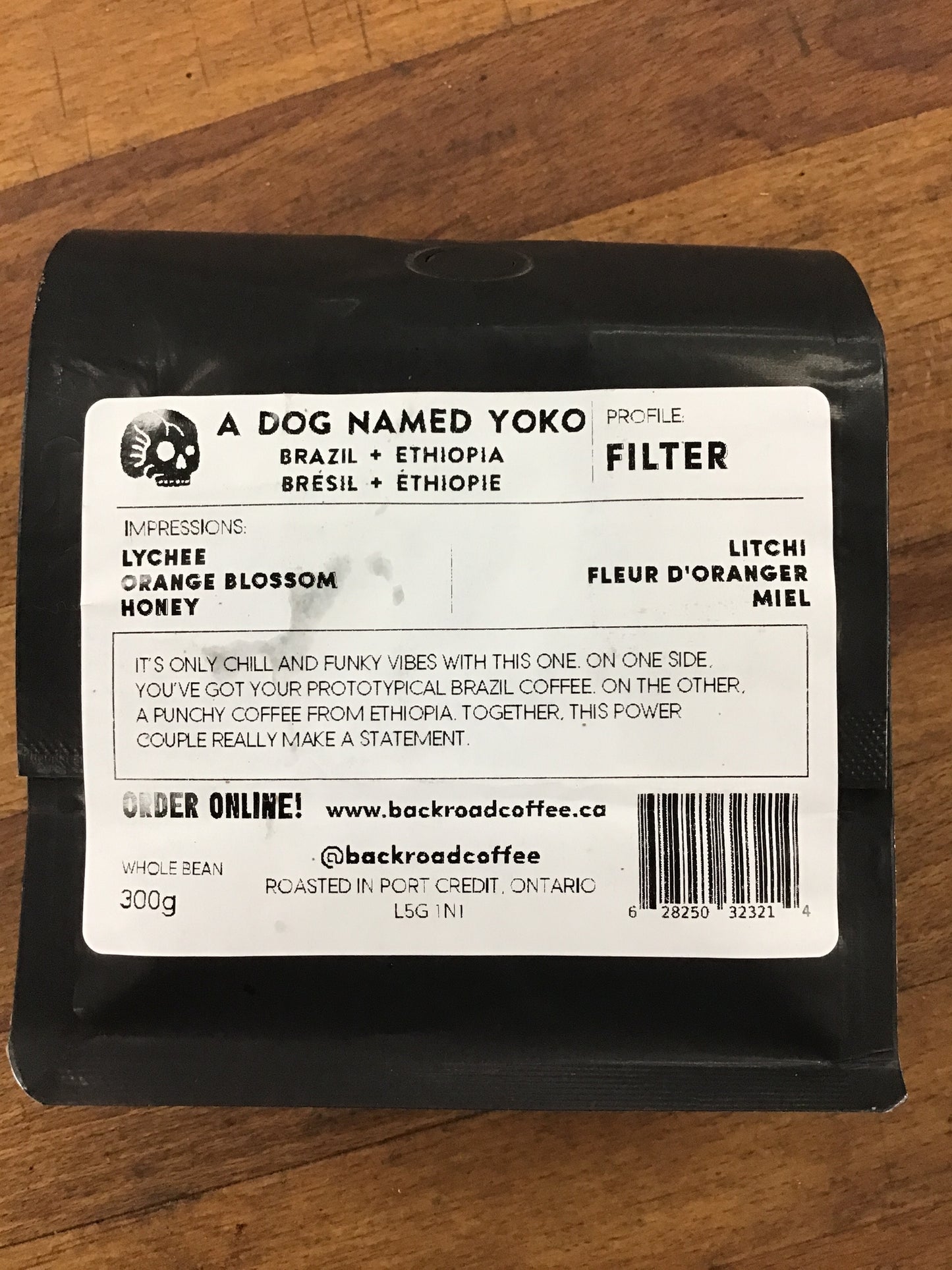 A Dog Named Yoko (Brazil & Ethiopia Blend) By Back Road Coffee Roasters