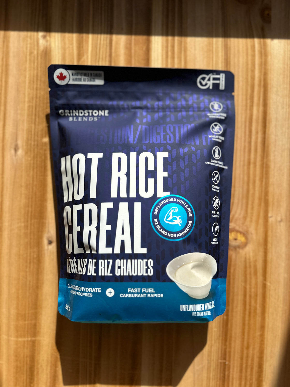 Unflavoured White Rice Hot Cereal By Grindstone Blends