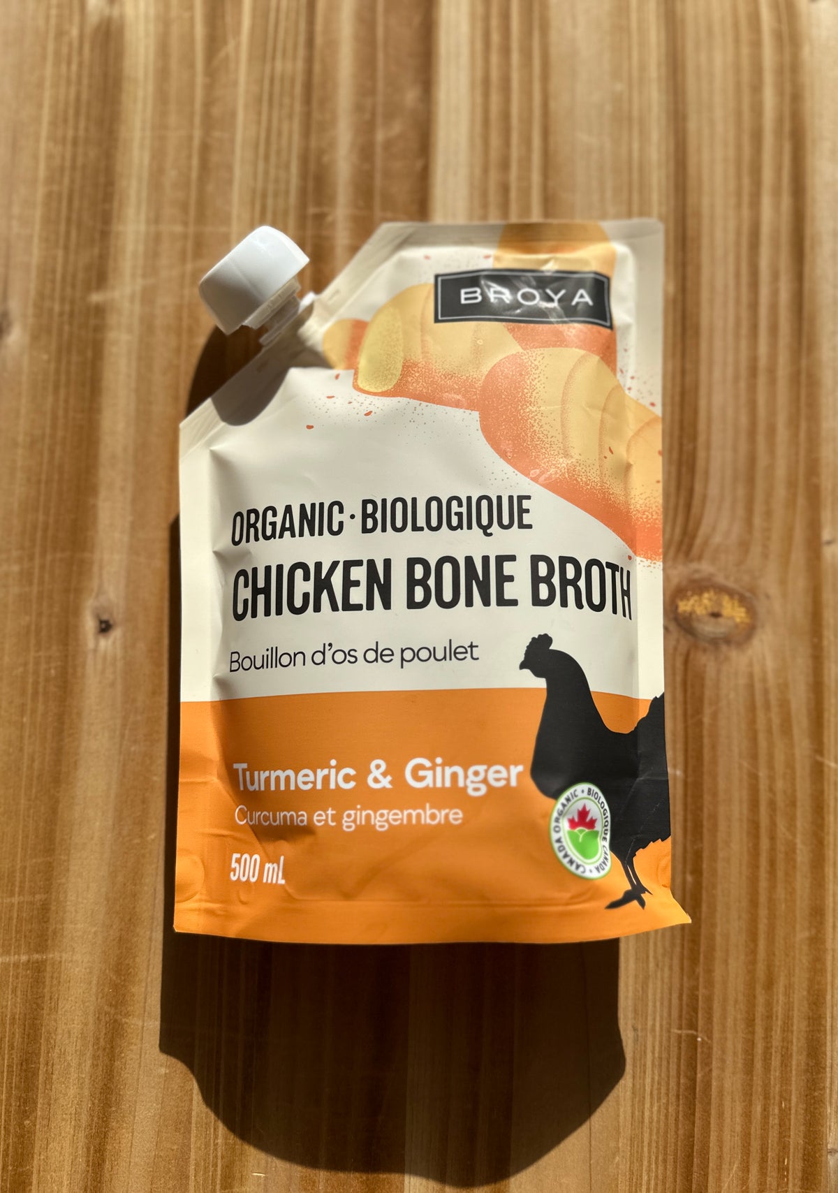 Turmeric & Ginger Chicken Bone Broth By Broya