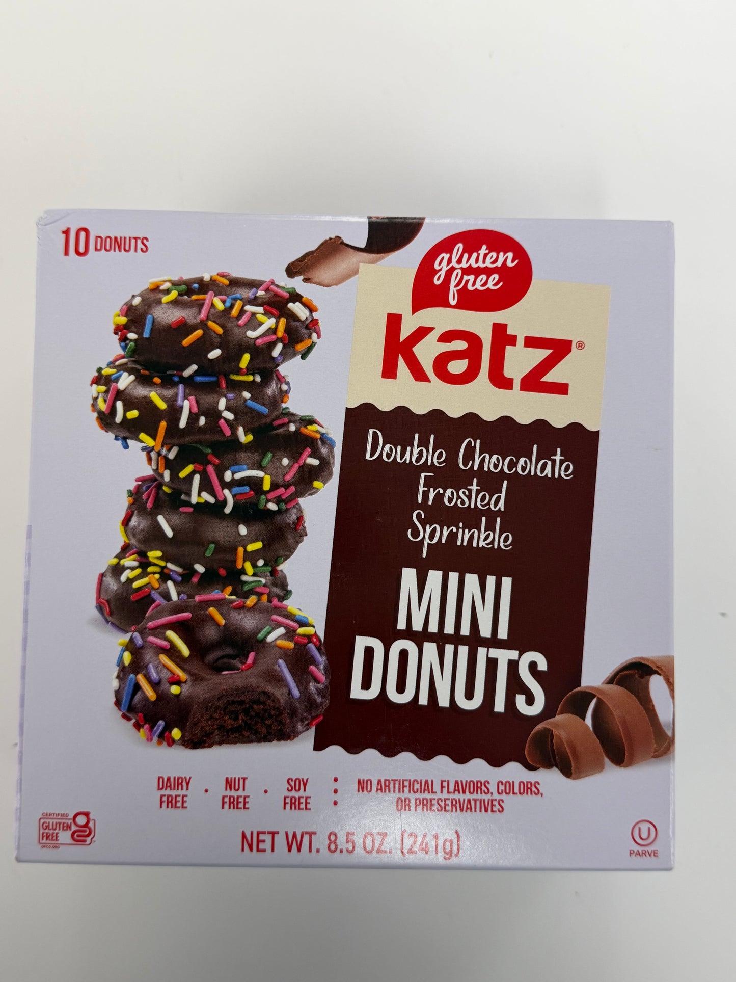 Mini Double Chocolate Frosted Sprinkle Donuts By Katz