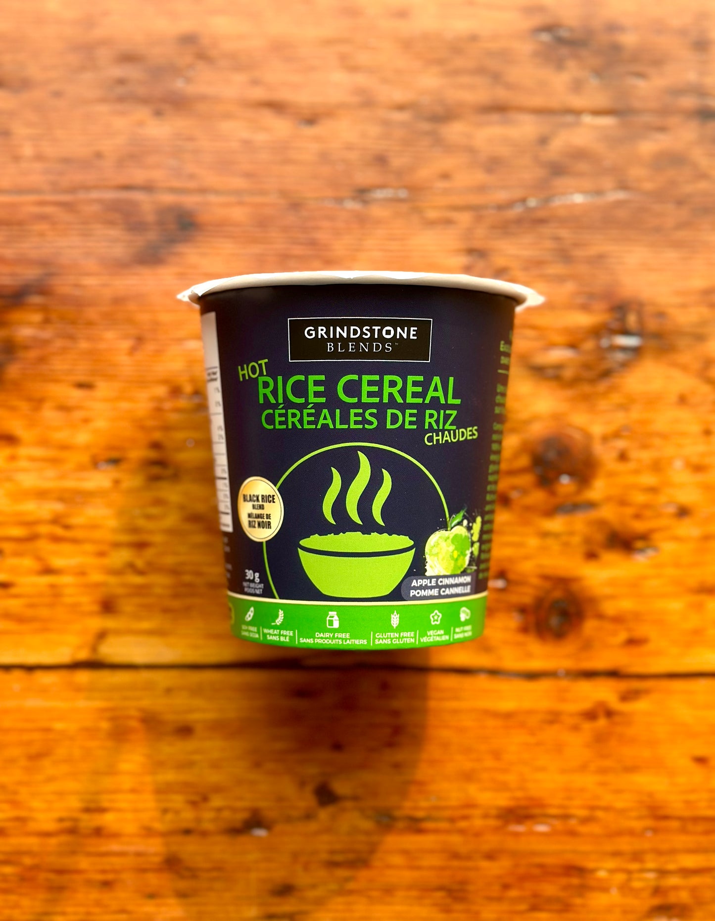 Apple Cinnamon Hot Rice Cereal Cup By Grindstone Blends