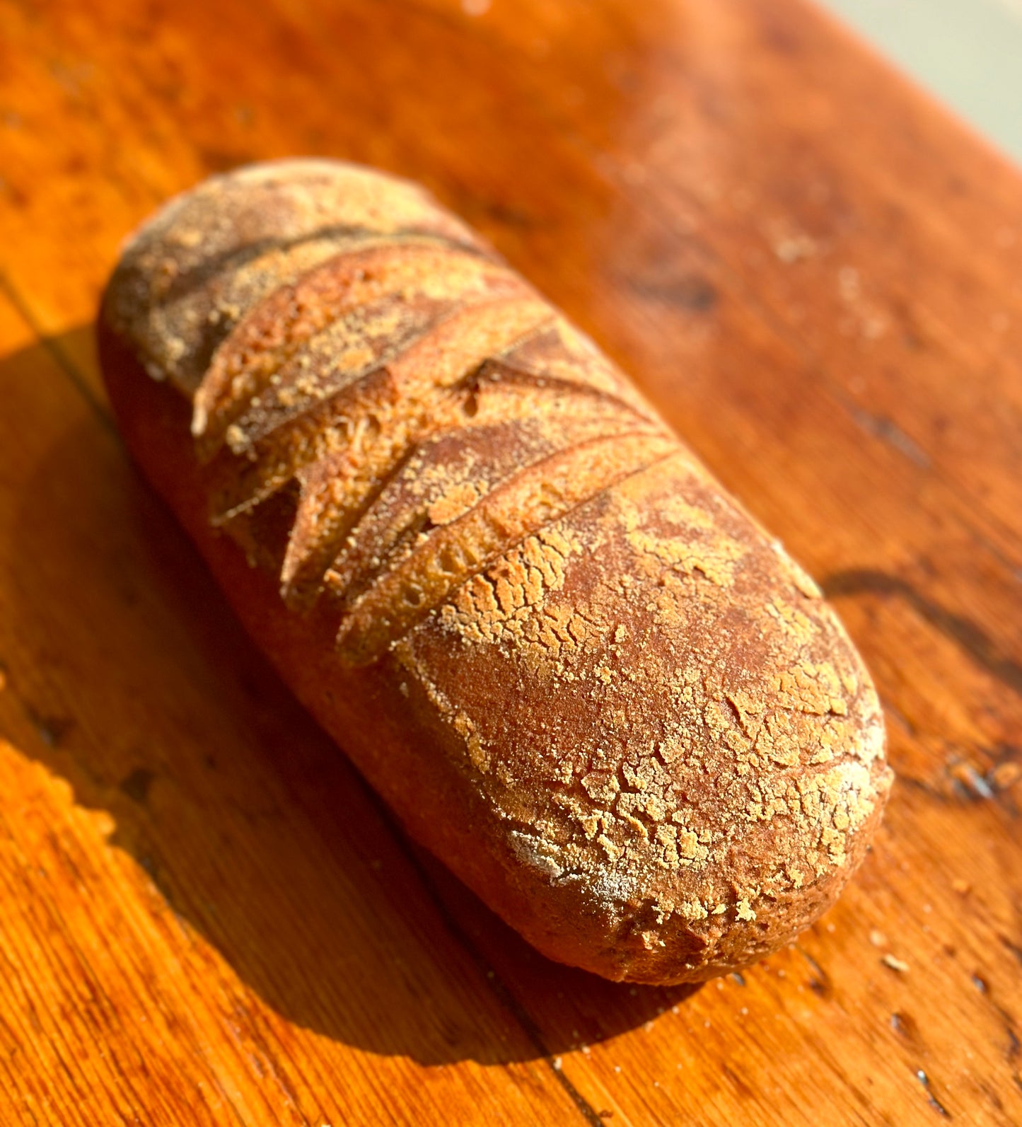 White Free Form Sourdough Bread