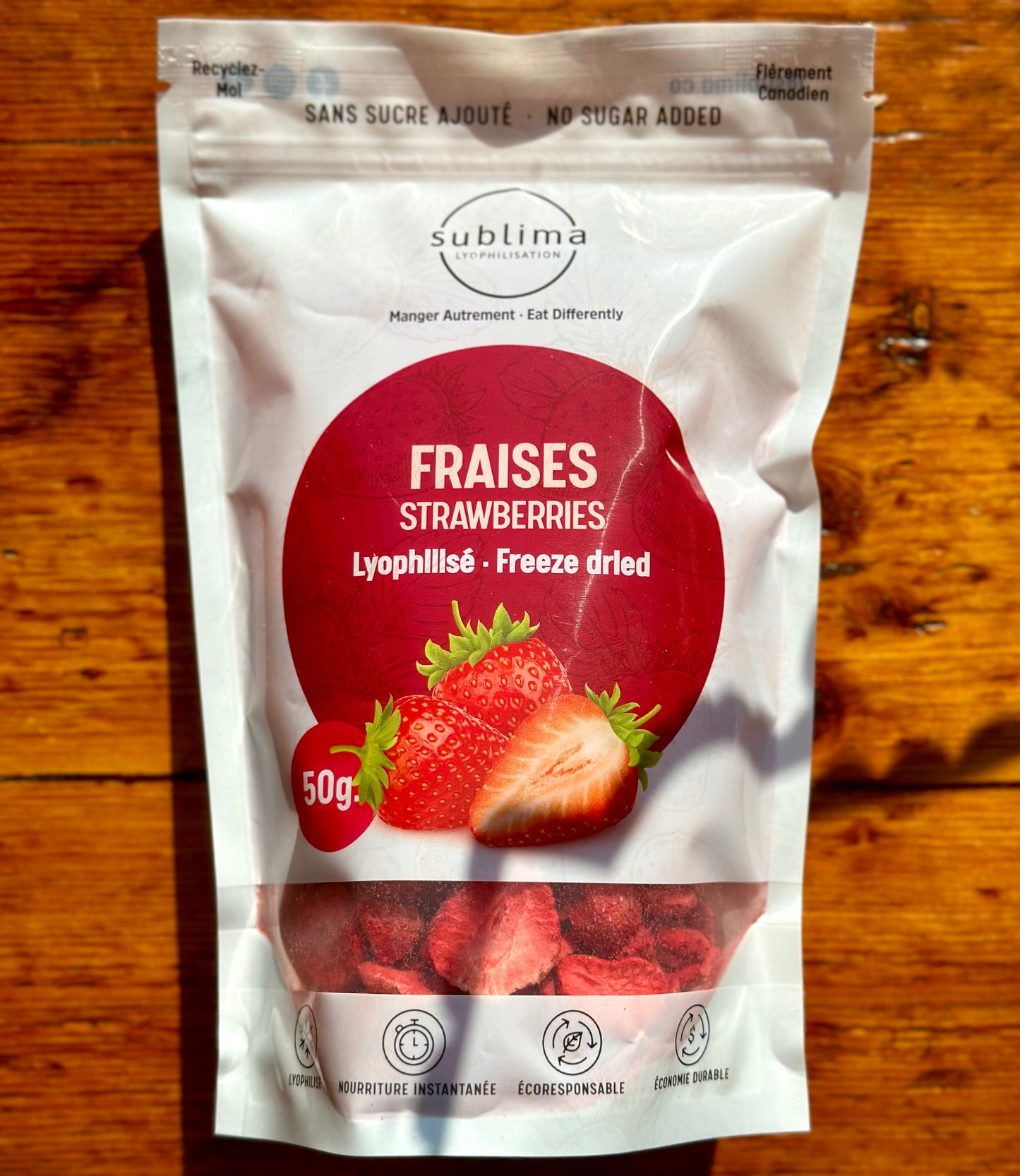 Freeze Dried Strawberries By Sublima